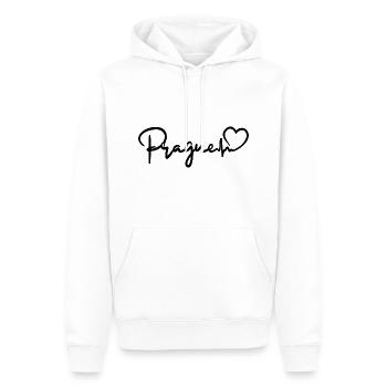 Prague Herzschlag Tschechien Prag - Männer Premium Bio Hoodie - Weiß - Vorne - Nico (187cm)