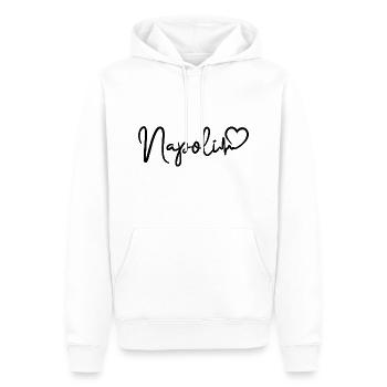 Napoli Herzschlag Italien Neapel - Männer Premium Bio Hoodie - Weiß - Vorne - Nico (187cm)