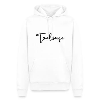 Toulouse France - Männer Premium Bio Hoodie - Weiß - Vorne - Nico (187cm)