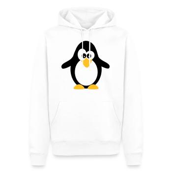 Pingouin - Sweat à capuche Premium bio Homme - blanc - Devant - Nico (187cm)