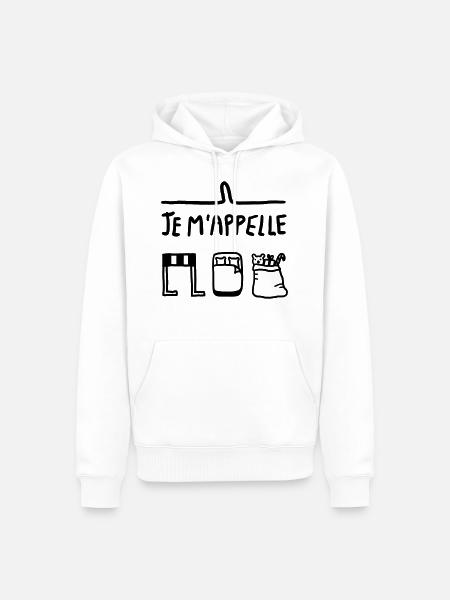 ELIOTT - Sweat à capuche Premium bio Homme - blanc