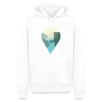 Norwegen Preikestolen Souvenir Geschenk - Männer Premium Bio Hoodie - Weiß - Vorne - Nico (187cm)