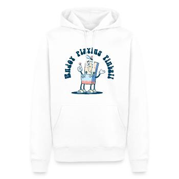 Enjoy Playing Pinball - Männer Premium Bio Hoodie - Weiß - Vorne - Nico (187cm)