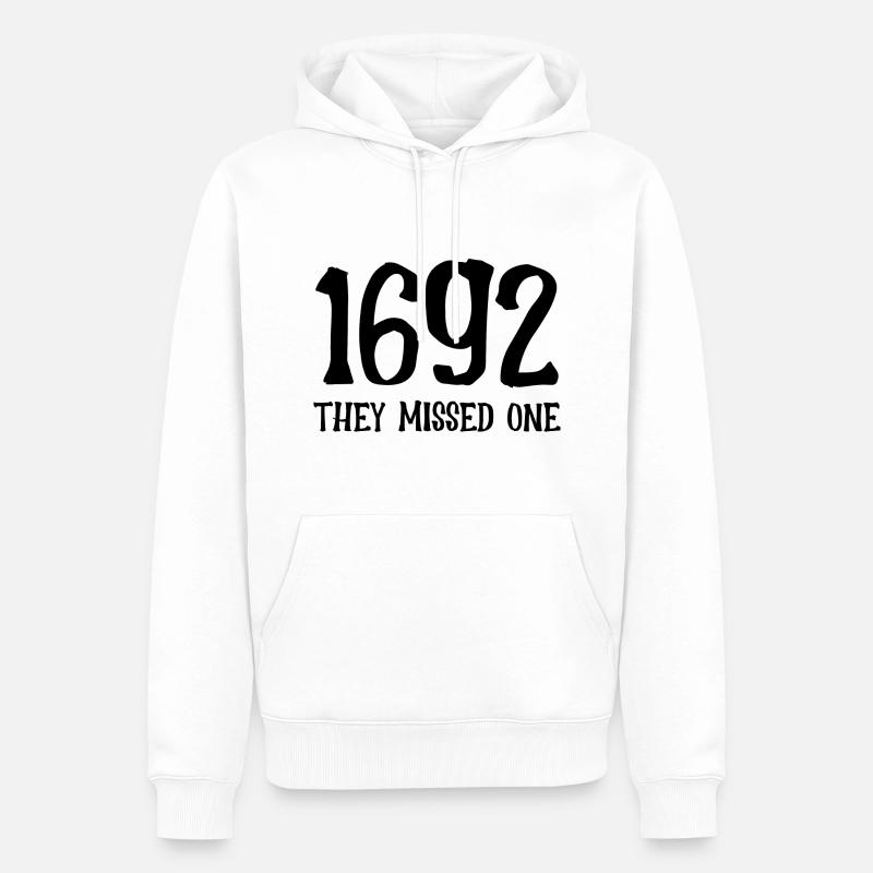 1692 verpassten sie einen - Männer Premium Bio Hoodie - Weiß