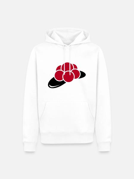 Bollenhut - Männer Premium Bio Hoodie - Weiß