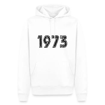 Droits des femmes 1973 & Defend Roe v Wade - Sweat à capuche Premium bio Homme - blanc - Devant - Nico (187cm)