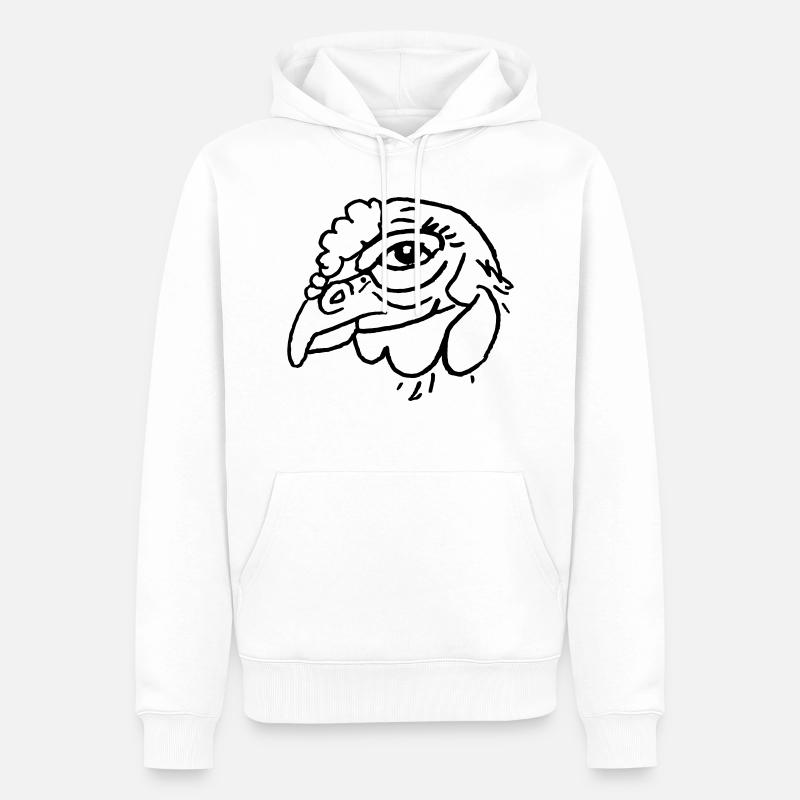Brahma - Männer Premium Bio Hoodie - Weiß