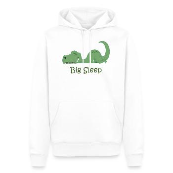 T-Rex Tyrannosaurus Rex Dinosaurier Geschenk - Männer Premium Bio Hoodie - Weiß - Vorne - Nico (187cm)
