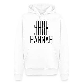 Juni Juni Hannah Shirt Kapitän Sandy Unter Deck Ha - Männer Premium Bio Hoodie - Weiß - Vorne - Nico (187cm)