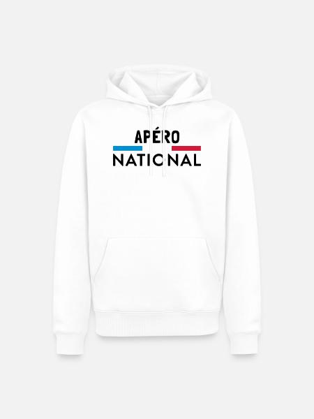 national overview - Men’s Premium Organic Hoodie - white