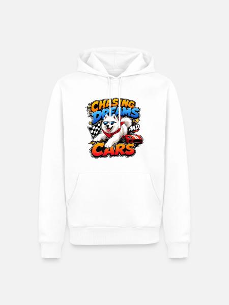 Samojeden - Männer Premium Bio Hoodie - Weiß