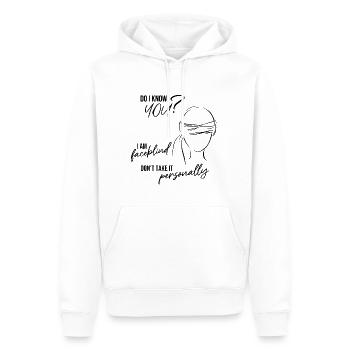 Do I Know you? - Männer Premium Bio Hoodie - Weiß - Vorne - Nico (187cm)