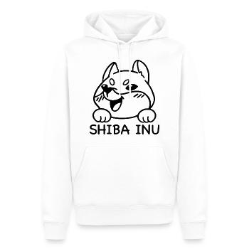 Shiba inu - Männer Premium Bio Hoodie - Weiß - Vorne - Nico (187cm)