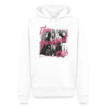 The Breakfast Club Caractères - Sweat à capuche Premium bio Homme - blanc - Devant - Nico (187cm)