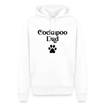 Cockapoo Dad - Men’s Premium Organic Hoodie - white - Front - Nico (187cm)