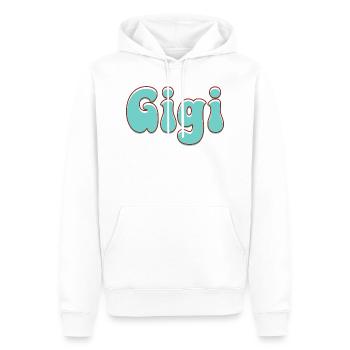 Name Mädchen Gigi Retro Name Gigi Paar - Männer Premium Bio Hoodie - Weiß - Vorne - Nico (187cm)