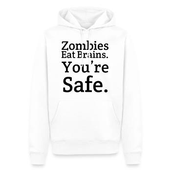 Zombies - Men’s Premium Organic Hoodie - white - Front - Nico (187cm)