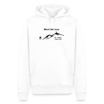 Mont Ventoux - Männer Premium Bio Hoodie - Weiß - Vorne - Nico (187cm)