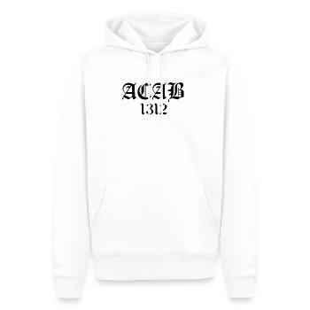 ACAB POLIZEI 1312 all cops are bastards gift gesch - Männer Premium Bio Hoodie - Weiß - Vorne - Nico (187cm)