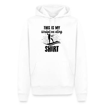 Wakeboard | Idées cadeaux Wakeboard Wakeboarder - Sweat à capuche Premium bio Homme - blanc - Devant - Nico (187cm)