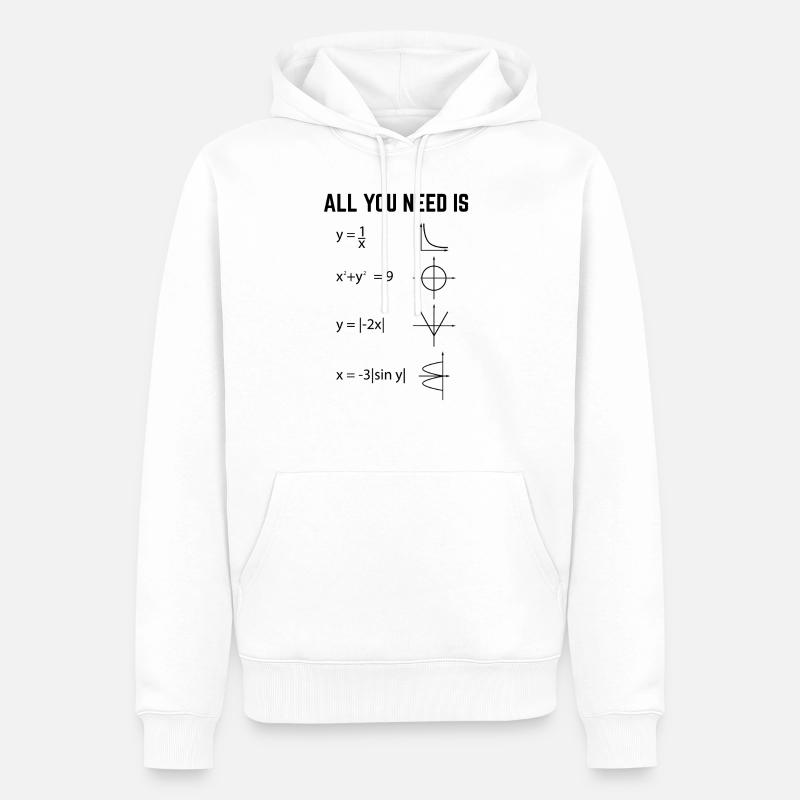 Mathematicians | Students Math Math Gift - Men’s Premium Organic Hoodie - white