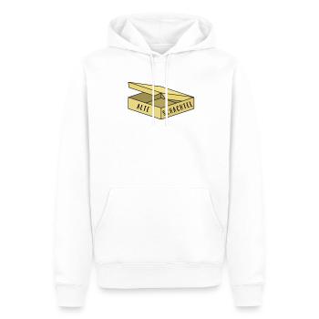 Alles Gute zum Geburtstag alte Schachtel | lustig - Männer Premium Bio Hoodie - Weiß - Vorne - Nico (187cm)