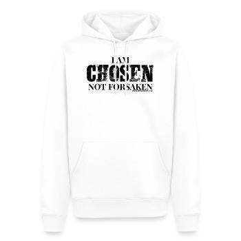 Jesus Christus I am chosen not forsaken Christen - Männer Premium Bio Hoodie - Weiß - Vorne - Nico (187cm)