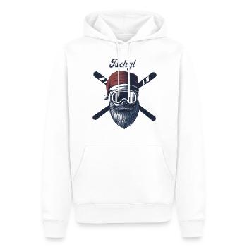 Ischgl Ski Sknowboard - Männer Premium Bio Hoodie - Weiß - Vorne - Nico (187cm)