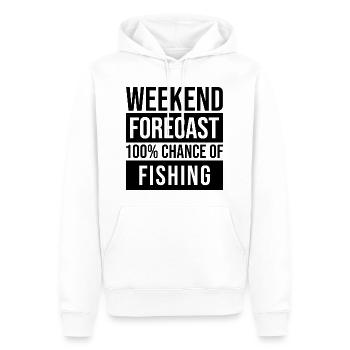 Angeln Angeln Angeln Angeln - Männer Premium Bio Hoodie - Weiß - Vorne - Nico (187cm)