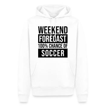 Fußball Fußball Fußball Fußball - Männer Premium Bio Hoodie - Weiß - Vorne - Nico (187cm)
