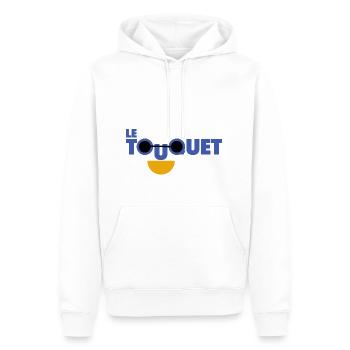 Le Touquet - Sunglasses - Men’s Premium Organic Hoodie - white - Front - Nico (187cm)