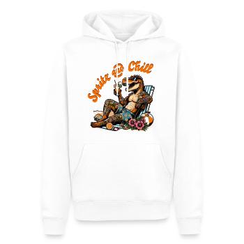 Spritz and Chill - Männer Premium Bio Hoodie - Weiß - Vorne - Nico (187cm)