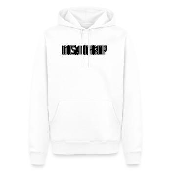 misanthrope - Men’s Premium Organic Hoodie - white - Front - Nico (187cm)