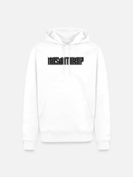 misanthrope - Men’s Premium Organic Hoodie - white
