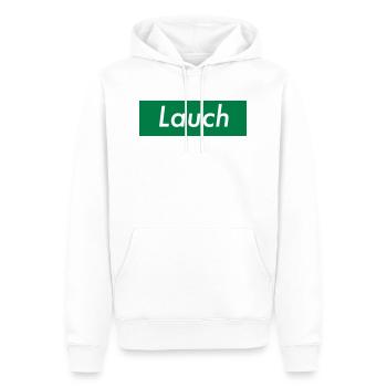 Lauch - Männer Premium Bio Hoodie - Weiß - Vorne - Nico (187cm)