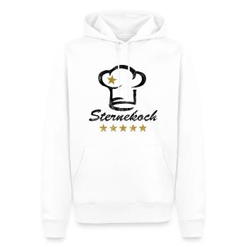 Sternekoch Kochmütze 5 Sterne Koch Chefkoch Grunge - Männer Premium Bio Hoodie - Weiß - Vorne - Nico (187cm)