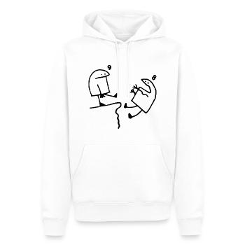 9 Jahre alt Geschenkidee Humor Geburtstag 9 Jahre alt - Männer Premium Bio Hoodie - Weiß - Vorne - Nico (187cm)