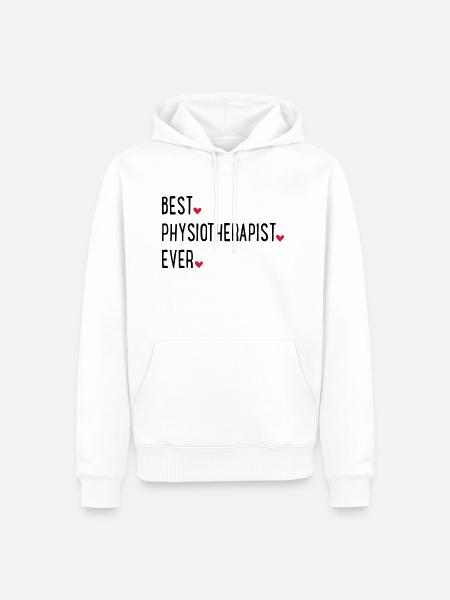 Physiotherapist - Men’s Premium Organic Hoodie - white