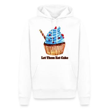Kuchen - Männer Premium Bio Hoodie - Weiß - Vorne - Nico (187cm)