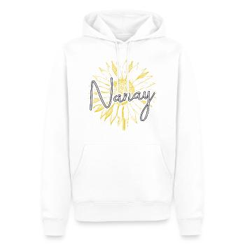 Philippines Filipino Nanay Nana Grandma I Cadeau - Sweat à capuche Premium bio Homme - blanc - Devant - Nico (187cm)