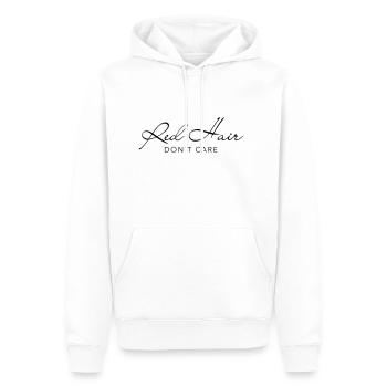 red hair, don´t care - Männer Premium Bio Hoodie - Weiß - Vorne - Nico (187cm)