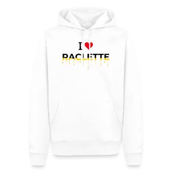 I love raclette - Men’s Premium Organic Hoodie - white - Front - Nico (187cm)