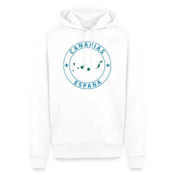 Canary Islands - Männer Premium Bio Hoodie - Weiß - Vorne - Nico (187cm)