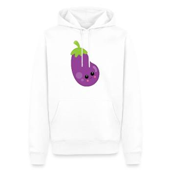 légume - Sweat à capuche Premium bio Homme - blanc - Devant - Nico (187cm)
