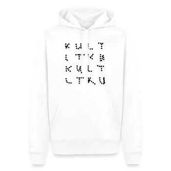 Kult - Männer Premium Bio Hoodie - Weiß - Vorne - Nico (187cm)