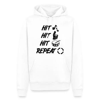 Marching Chapel - Men’s Premium Organic Hoodie - white - Front - Nico (187cm)