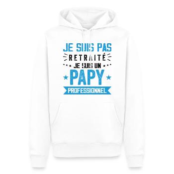 Nicht Retreat Opa Professional Opa Geschenk - Männer Premium Bio Hoodie - Weiß - Vorne - Nico (187cm)