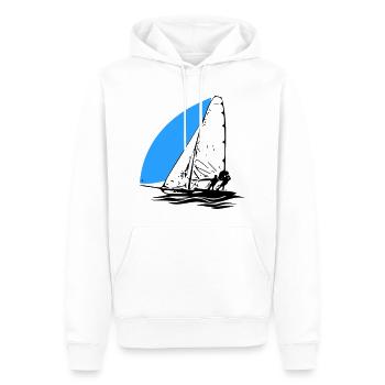 49er Dériveur à voile Régate de voilier Voile Sports de voile - Sweat à capuche Premium bio Homme - blanc - Devant - Nico (187cm)