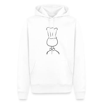 Koch Kochen - Männer Premium Bio Hoodie - Weiß - Vorne - Nico (187cm)