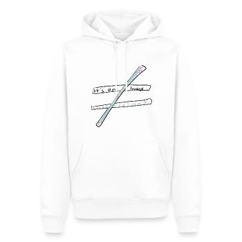 Gleichung Rechnung - Männer Premium Bio Hoodie - Weiß - Vorne - Nico (187cm)